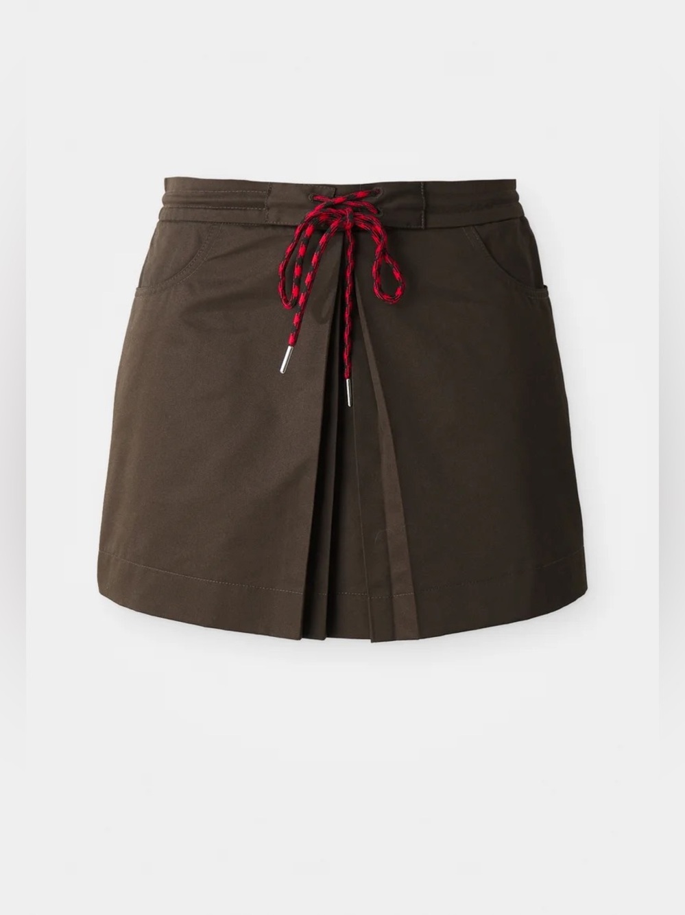 SANDRO Bertino Pleated Skort Brown - Picture 4 of 5